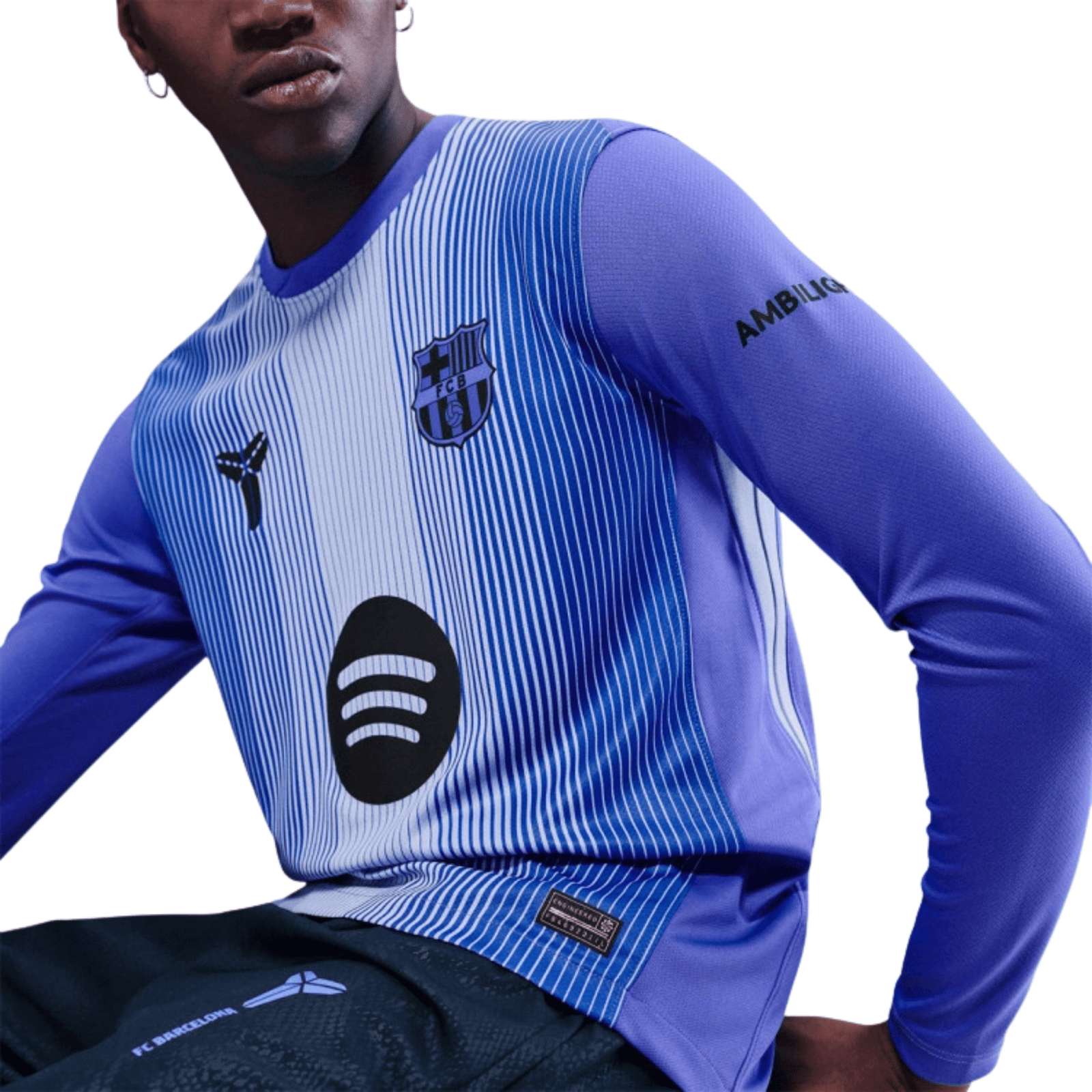 Nike Men's FC Barcelona x Kobe Bryant Goalkeeper Jersey 26/27 (Persian Violet/Black) | SoccerWearhouse