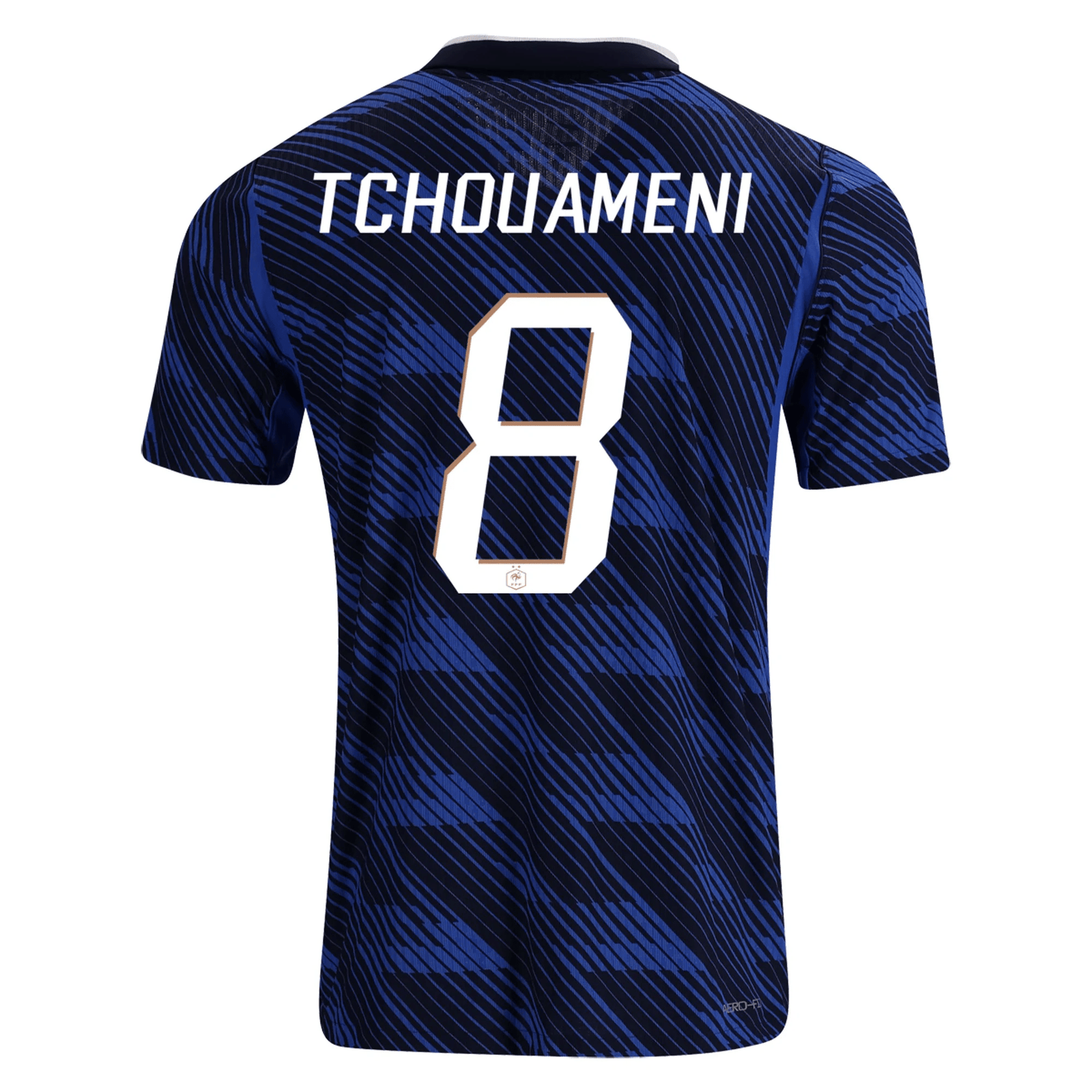 Nike Mens France Aurélien Tchouaméni Match Authentic Home Jersey 2026 (Game Royal/Metallic Gold) | SoccerWearhouse