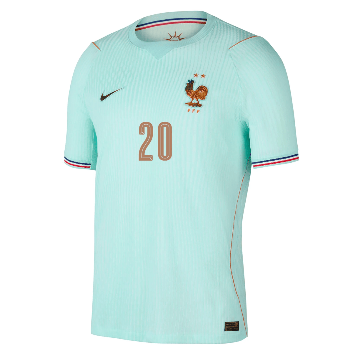Nike Men's France Désiré Doué Match Authentic Away Jersey 2026 (Igloo/Monarch) | SoccerWearhouse