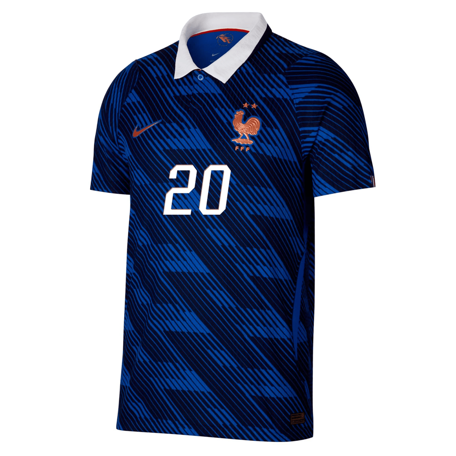 Nike Mens France Désiré Doué Match Authentic Home Jersey 2026 (Game Royal/Metallic Gold) | SoccerWearhouse