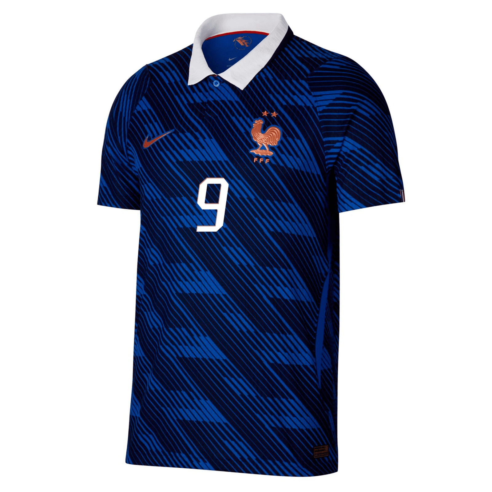 Nike Mens France Marcus Thuram Match Authentic Home Jersey 2026 (Game Royal/Metallic Gold) | SoccerWearhouse