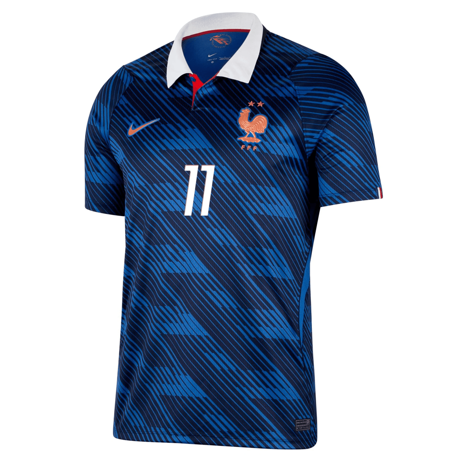 Nike Men's France Michael Olise Home Stadium Jersey 2026 (Game Royal/Metallic Copper) | SoccerWearhouse