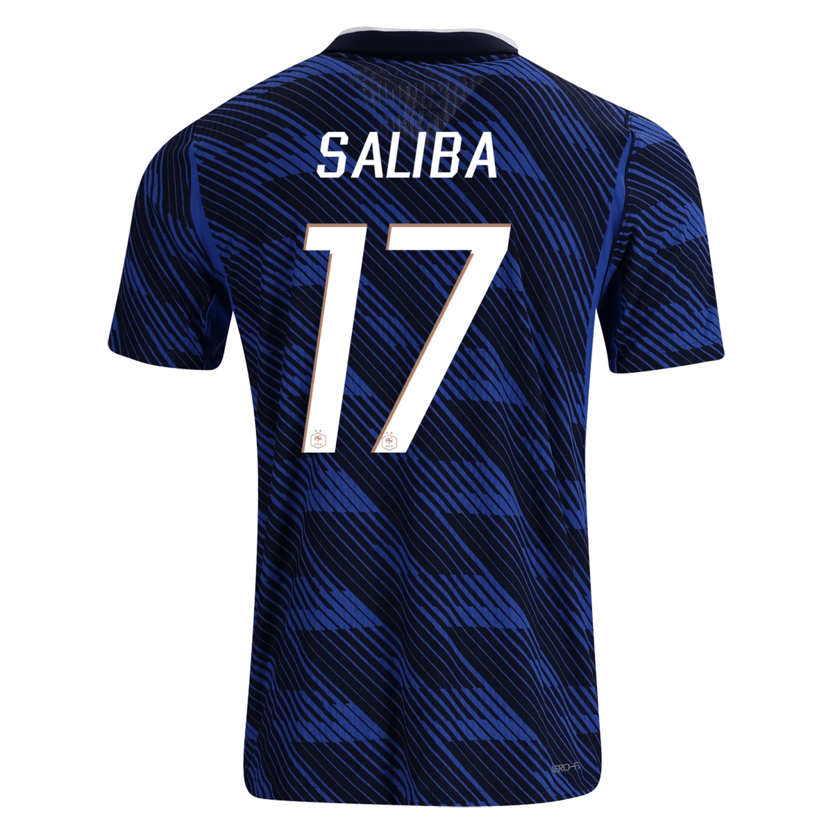 Nike Mens France William Saliba Match Authentic Home Jersey 2026 (Game Royal/Metallic Gold) | SoccerWearhouse