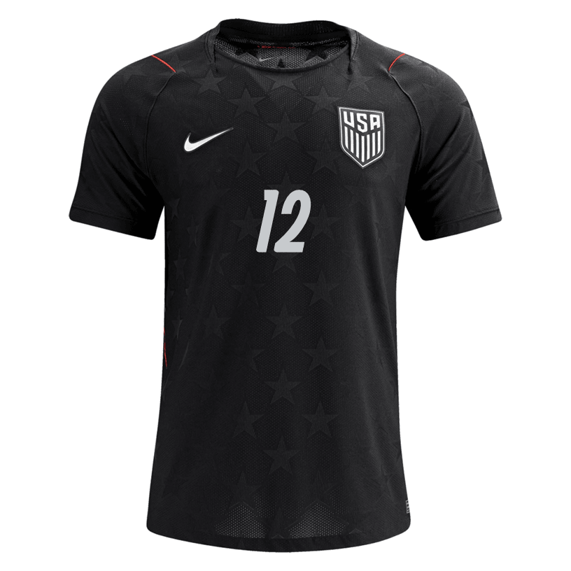 Nike Men's Freese United States Match Authentic Away Jersey 2026 (Dark Obsidian/Pure Platinum) | SoccerWearhouse