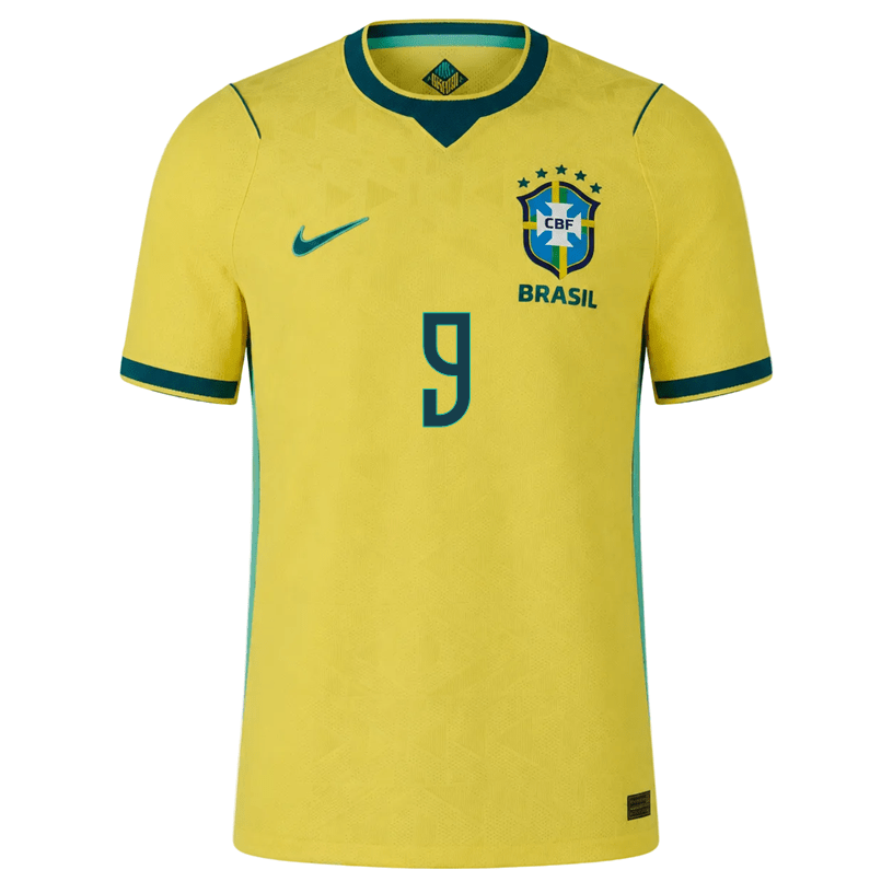 Nike Men's Joao Pedro Match Authentic Home Jersey 2026 (Yellow/Teal) | SoccerWearhouse