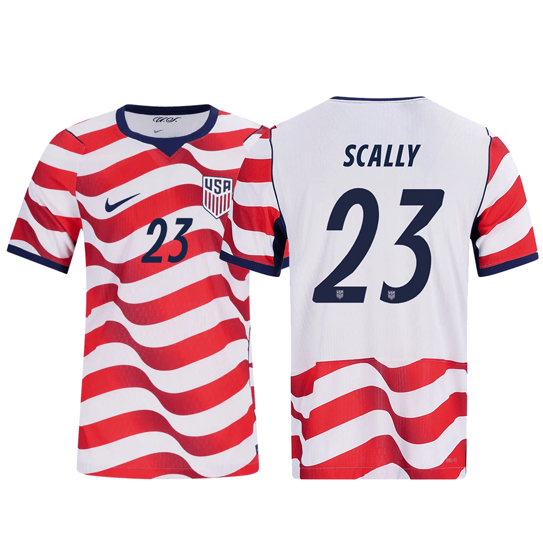 Nike Mens Joe Scally United States Match Authentic Home Jersey 2026 (Sail/Midnight Navy) | SoccerWearhouse