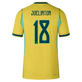 Nike Men's Brazil Joelinton Match Authentic Home Jersey 2026 (Yellow/Teal)