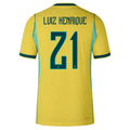 Nike Men's Luiz Henrique Match Authentic Home Jersey 2026 (Yellow/Teal)