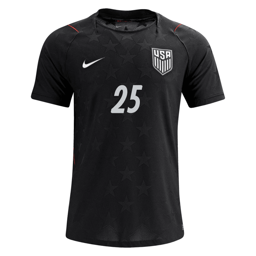 Nike Men's United States Brady Match Authentic Away Jersey 2026 (Dark Obsidian/Pure Platinum)