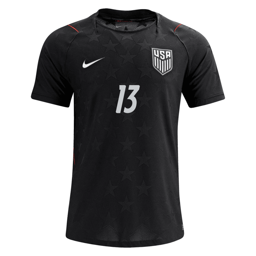 Nike Men's M. Robinson United States Match Authentic Away Jersey 2026 (Dark Obsidian/Pure Platinum) | SoccerWearhouse