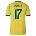 Nike Men's Brazil Murillo Match Authentic Home Jersey 2026 (Yellow/Teal)