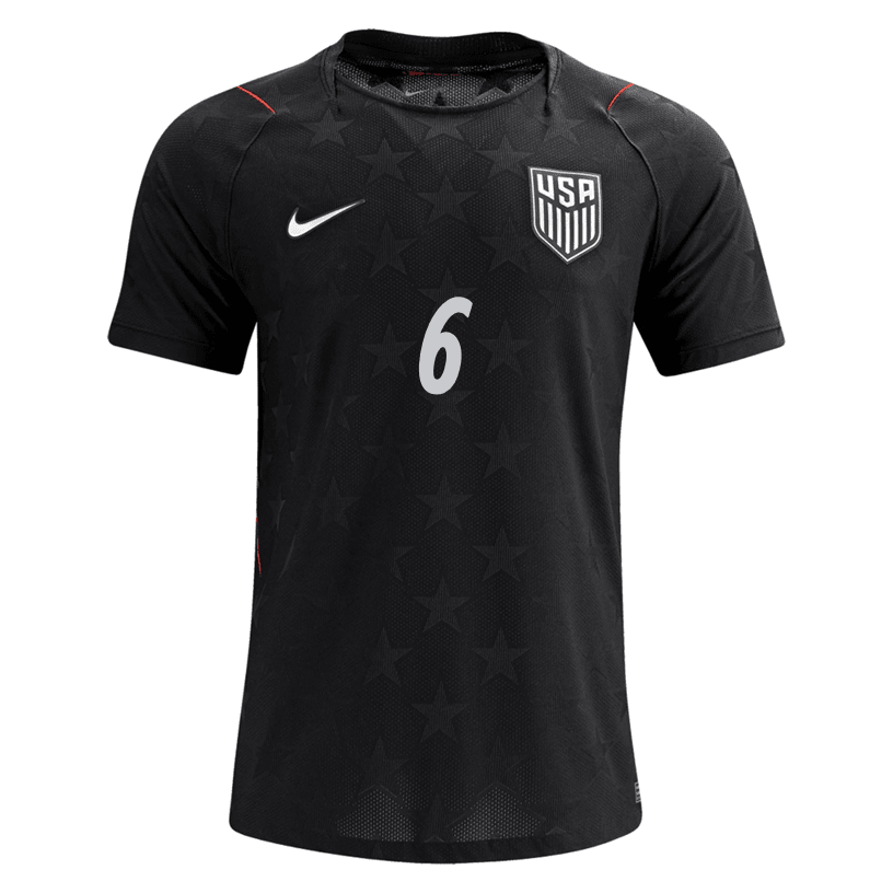 Nike Men's United States Auston Trusty Match Authentic Away Jersey 2026 (Dark Obsidian/Pure Platinum)