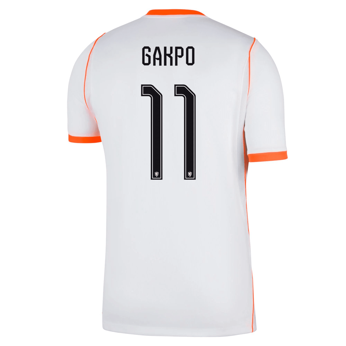 Nike Mens Netherlands Cody Gakpo Away Jersey 2026 (White/Hyper Crimson) | SoccerWearhouse