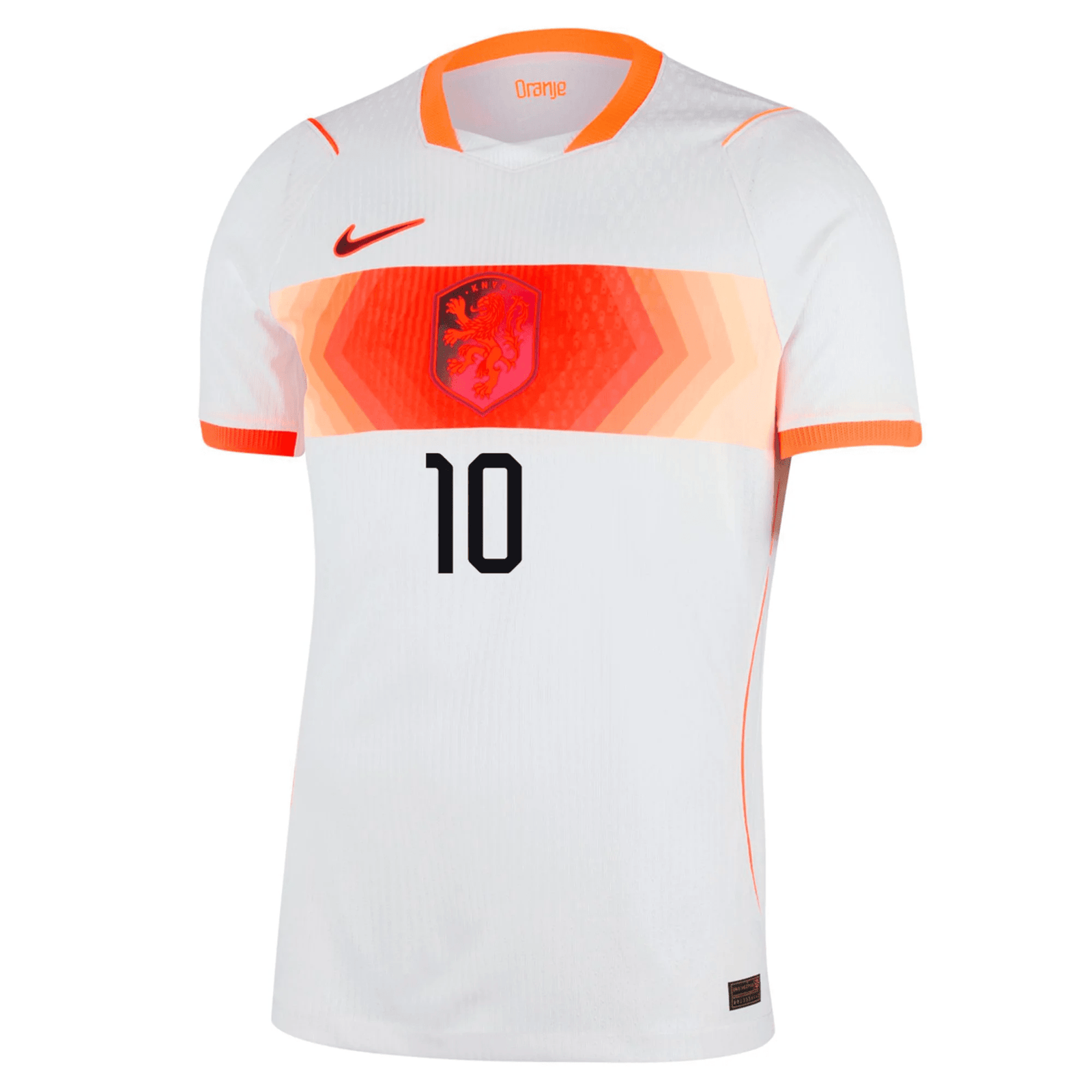 Nike Mens Netherlands Memphis Depay Match Authentic Away Jersey 2026 (White/Hyper Crimson) | SoccerWearhouse