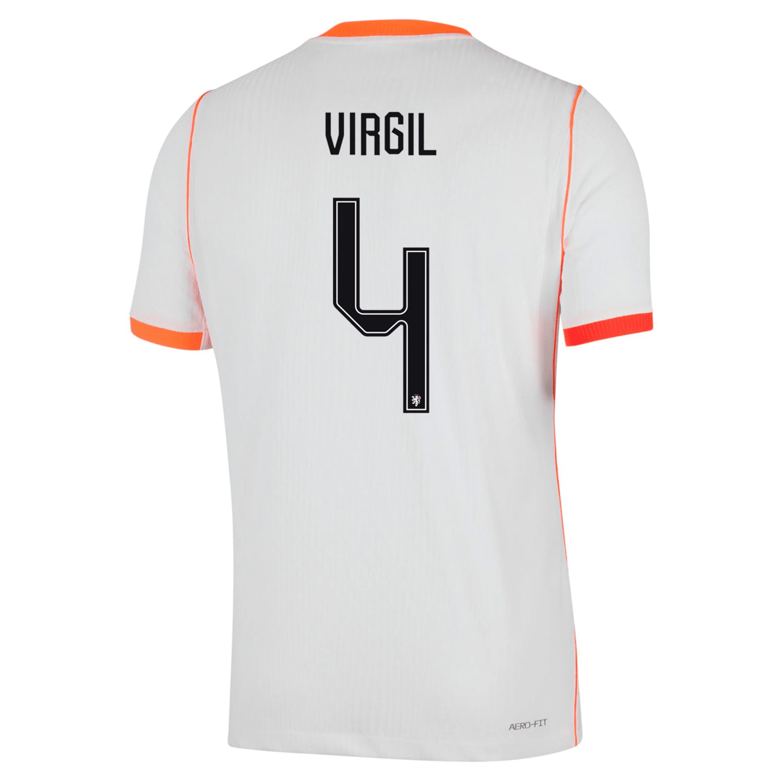 Nike Mens Netherlands Virgil Van Dijk Match Authentic Away Jersey 2026 (White/Hyper Crimson) | SoccerWearhouse
