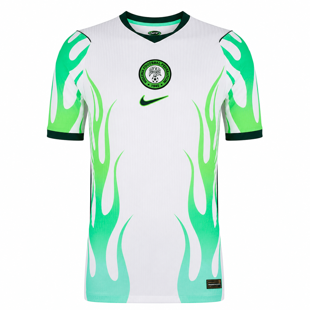 Nike Mens Nigeria Match Authentic Away Jersey 2026 (White/Green) | SoccerWearhouse