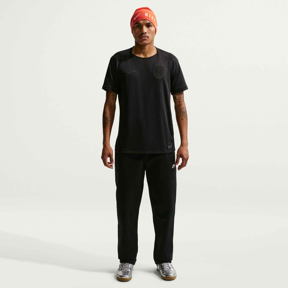 Nike Men's Norway 2026 Away Stadium Jersey (Black/Black) | SoccerWearhouse