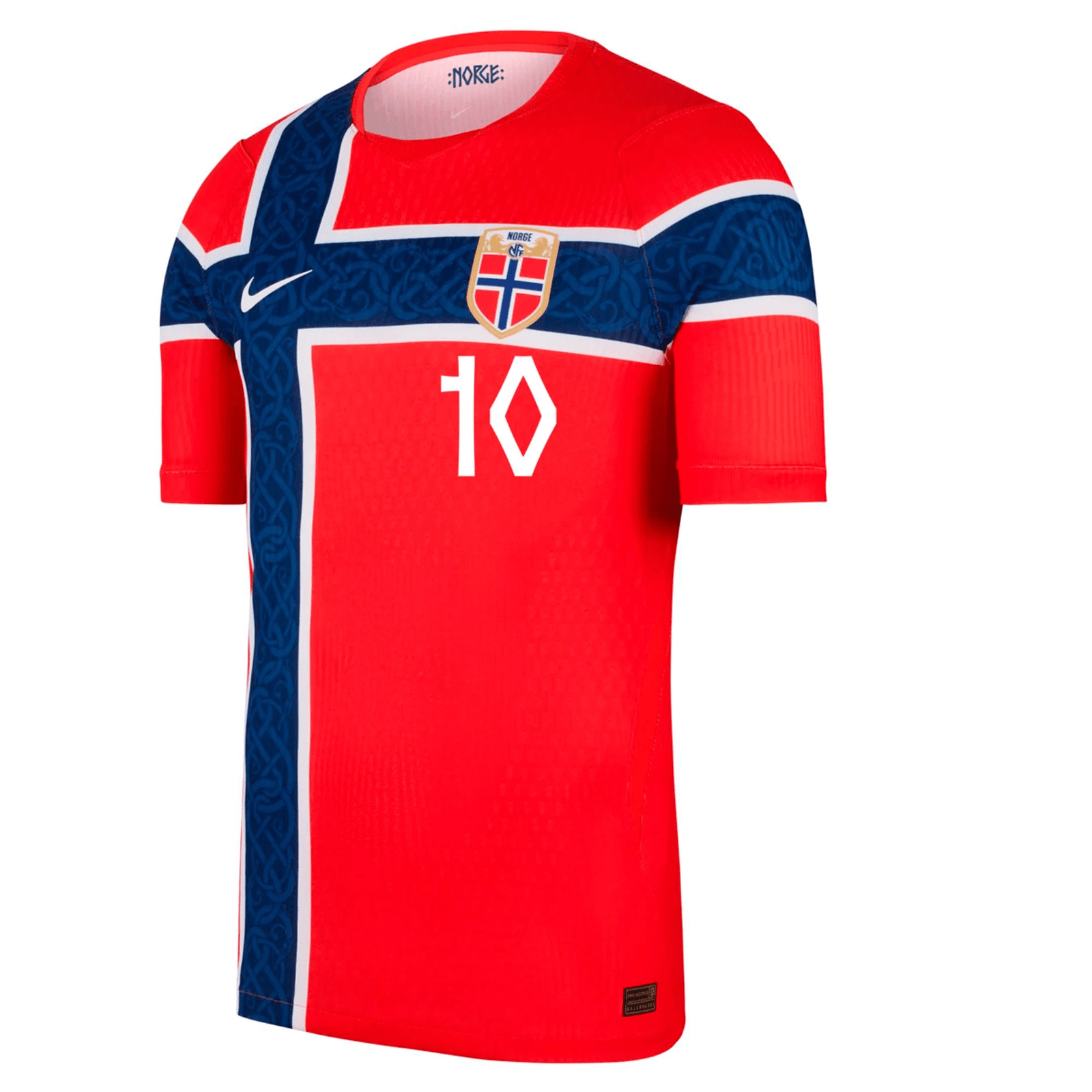 Nike Mens Norway Martin Ødegaard Match Authentic Home Jersey 2026 (Chile Red/White) | SoccerWearhouse