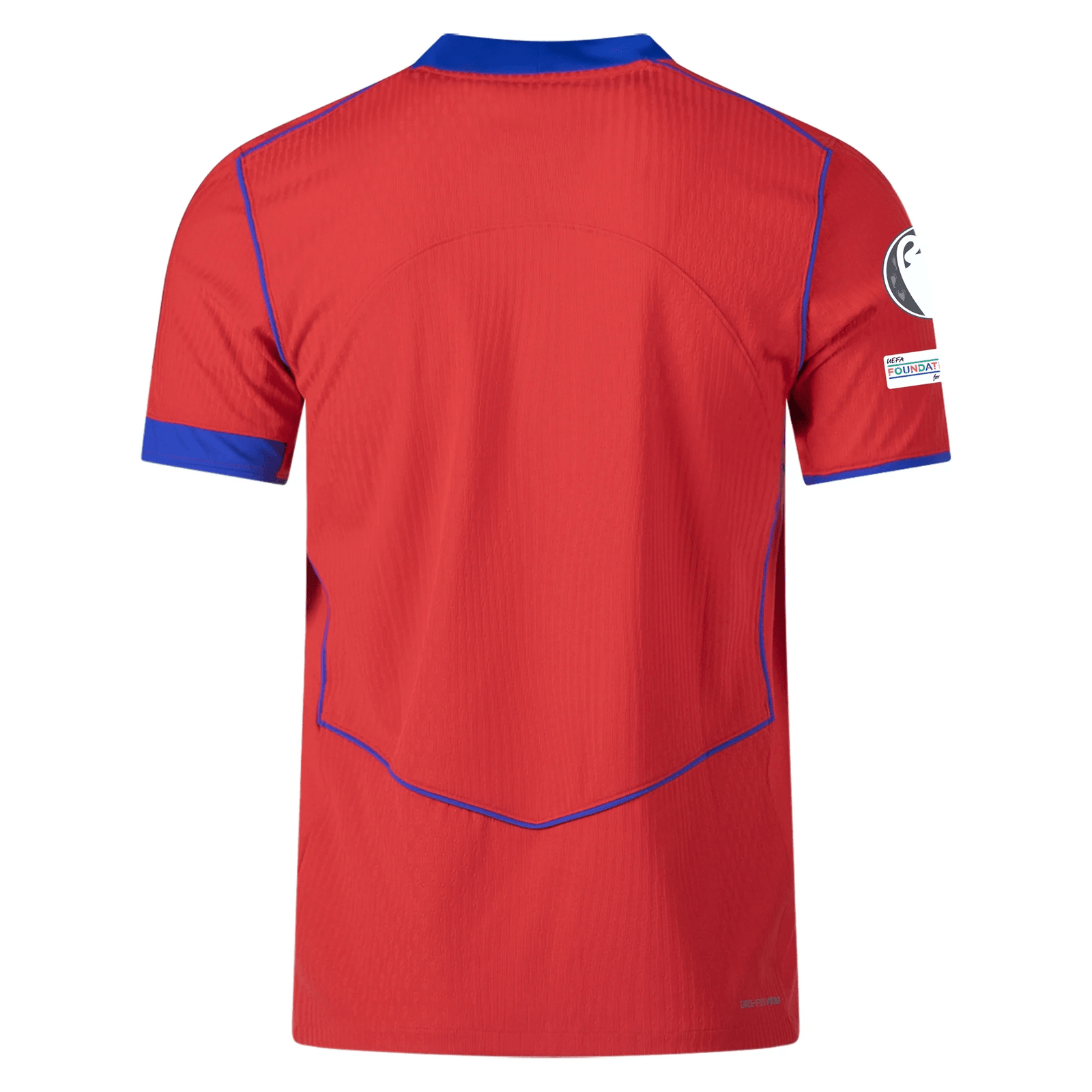 Nike Men's Paris Saint - Germain Authentic Vitinha Third Jersey w/ Champions League Patches 25/26 (Sport Red/Hyper Royal) | SoccerWearhouse