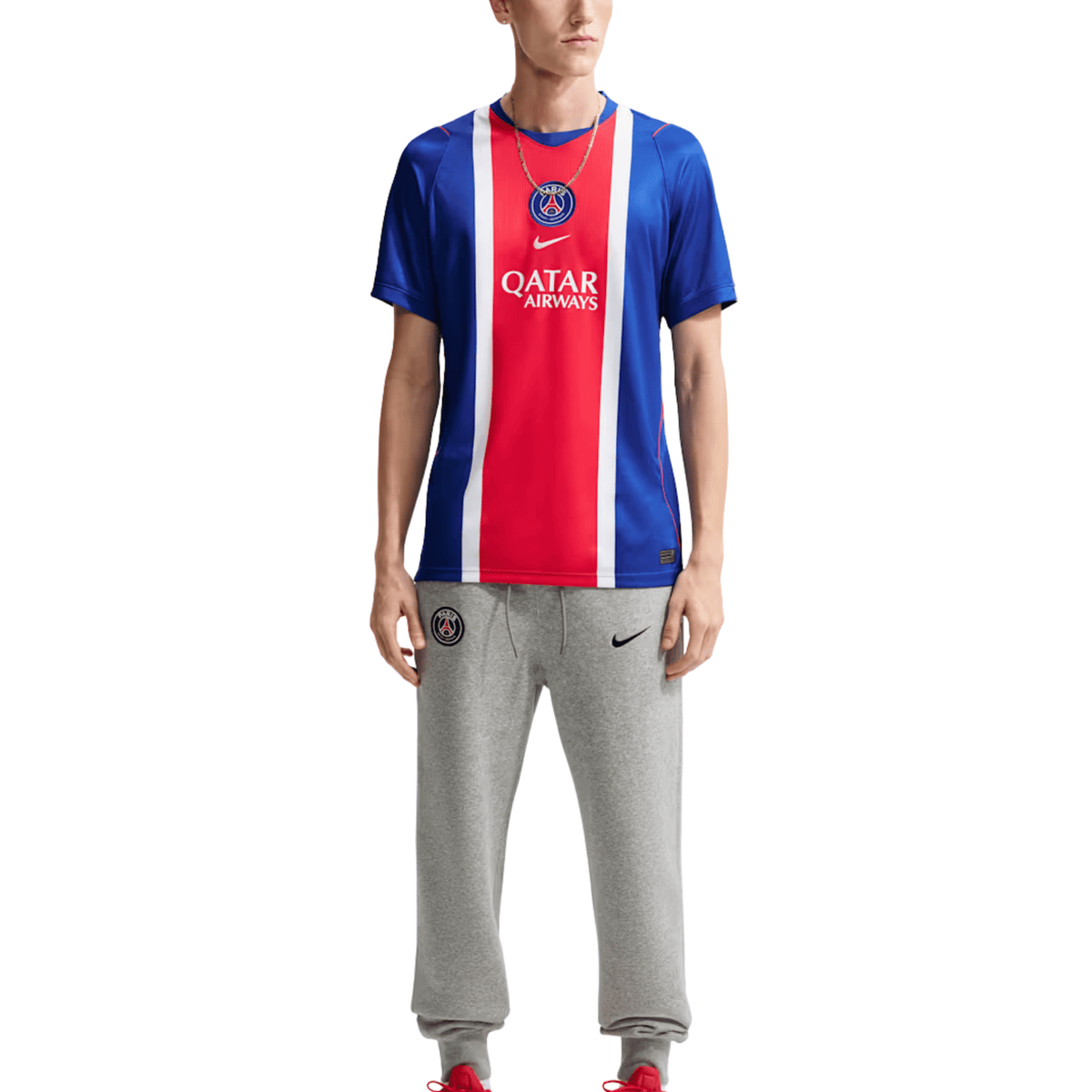 Nike Mens Paris Saint-Germain Home Jersey 26/27 (Blue/White/Red) | SoccerWearhouse