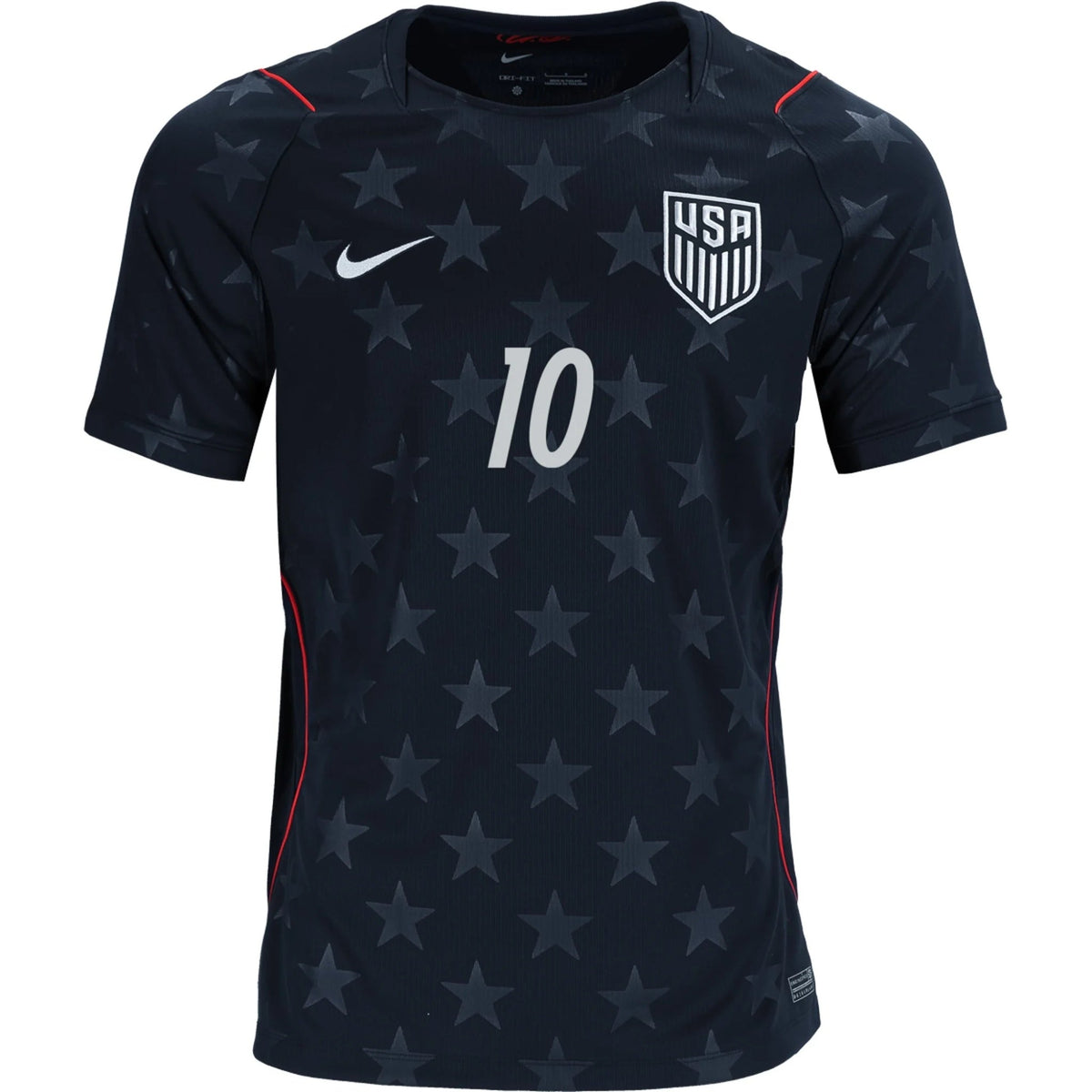 Nike Mens Pulisic United States Away Stadium Jersey 2026 (Dark Obsidian/Pure Platinum) | SoccerWearhouse