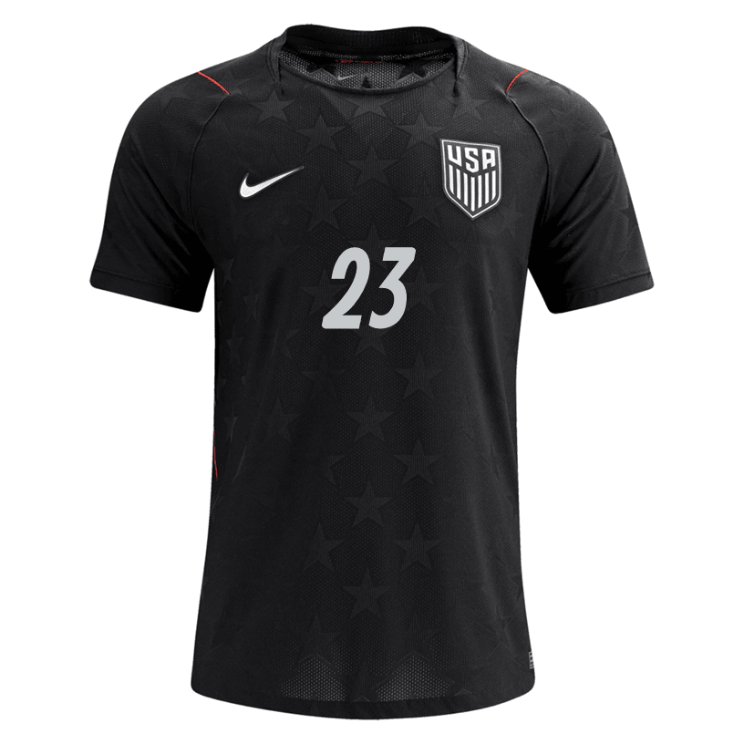 Nike Men's Steffen United States Match Authentic Away Jersey 2026 (Dark Obsidian/Pure Platinum) | SoccerWearhouse