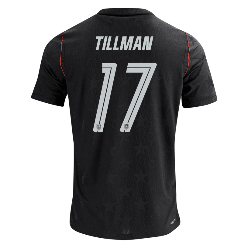 Nike Men's Tillman United States Match Authentic Away Jersey 2026 (Dark Obsidian/Pure Platinum) | SoccerWearhouse