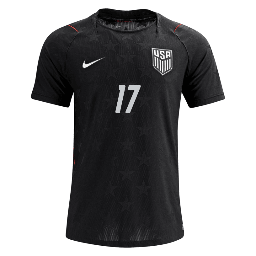 Nike Men's Tillman United States Match Authentic Away Jersey 2026 (Dark Obsidian/Pure Platinum) | SoccerWearhouse