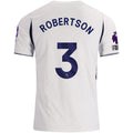 Nike Mens Tottenham Hotspur Andy Robertson Home Jersey w/ EPL + No Room For Racism 26/27 (White)