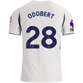 Nike Mens Tottenham Hotspur Wilson Odobert Home Jersey w/ EPL + No Room For Racism 26/27 (White)