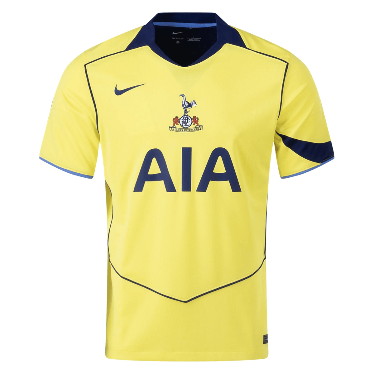 Nike Men's Tottenham T90 Third Jersey 25/26 (Dynamic Yellow/Blue Void) | SoccerWearhouse