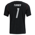 Nike Mens Turner United States Away Stadium Jersey 2026 (Dark Obsidian/Pure Platinum)