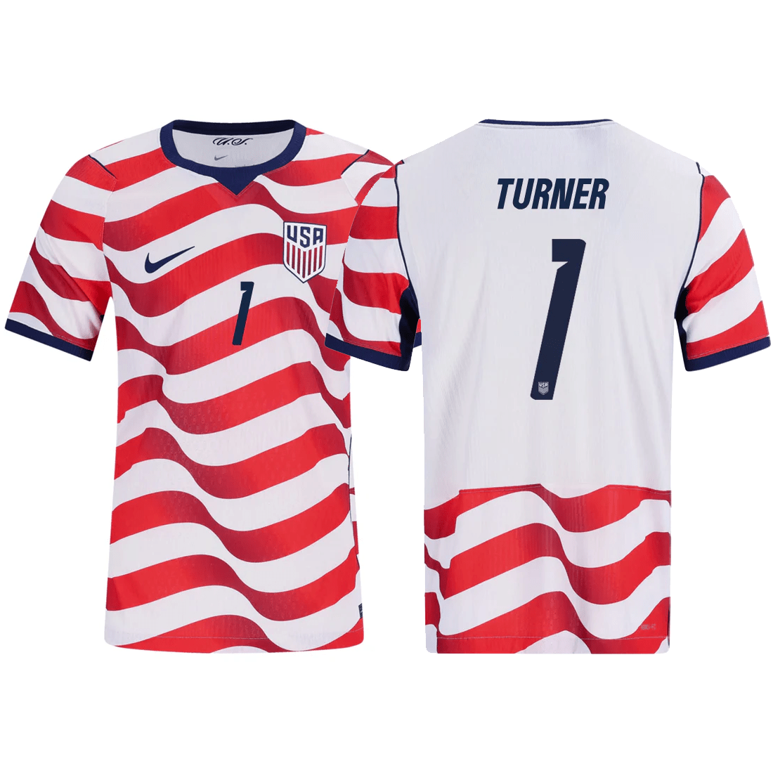 Nike Mens Turner United States Match Authentic Home Jersey 2026 (Sail/Midnight Navy) | SoccerWearhouse