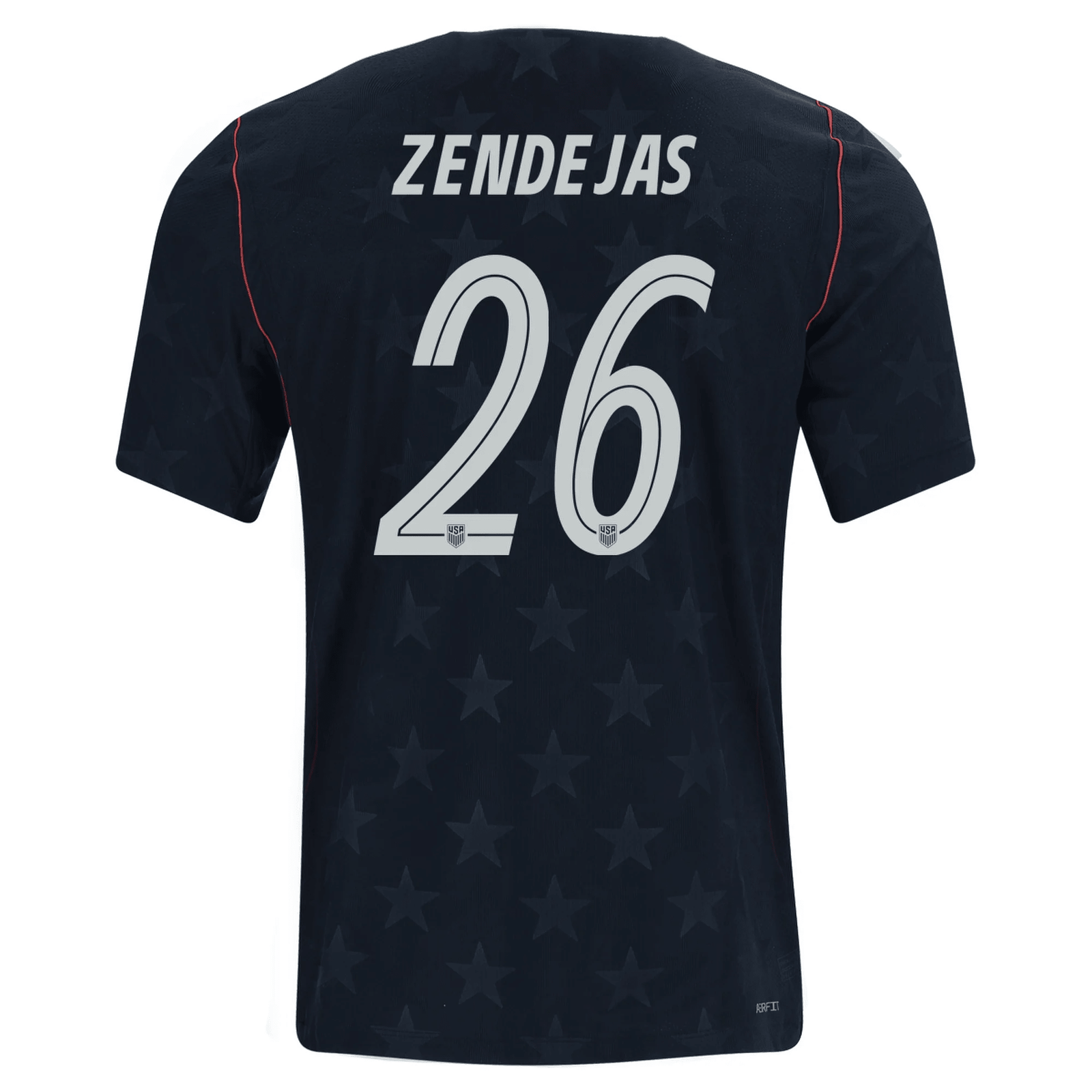 Nike Mens United States Away Alejandro Zendejas Stadium Jersey 2026 (Dark Obsidian/Pure Platinum) | SoccerWearhouse
