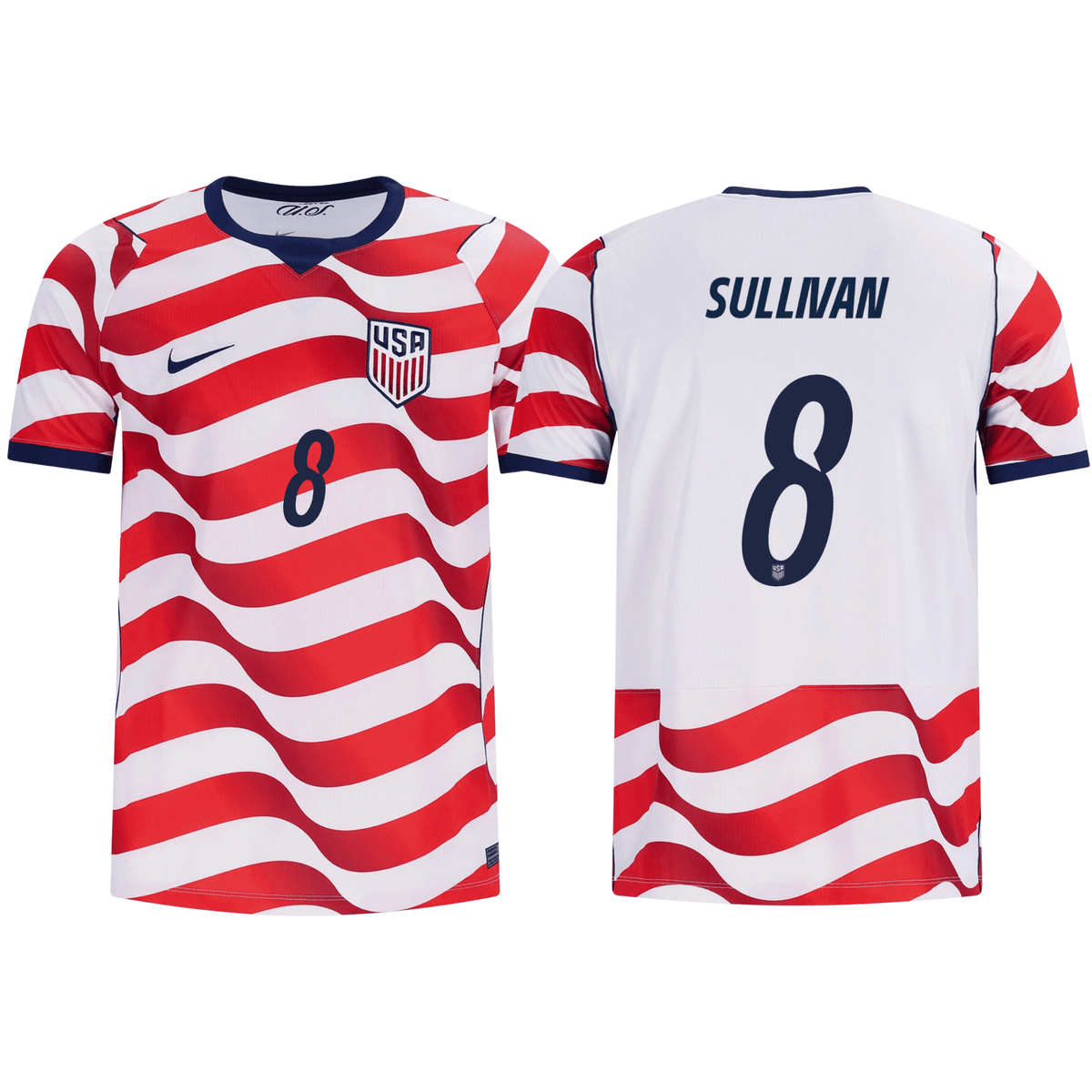 Nike Mens United States Cavan Sullivan Stadium Home Jersey 2026 (Sail/Midnight Navy) | SoccerWearhouse