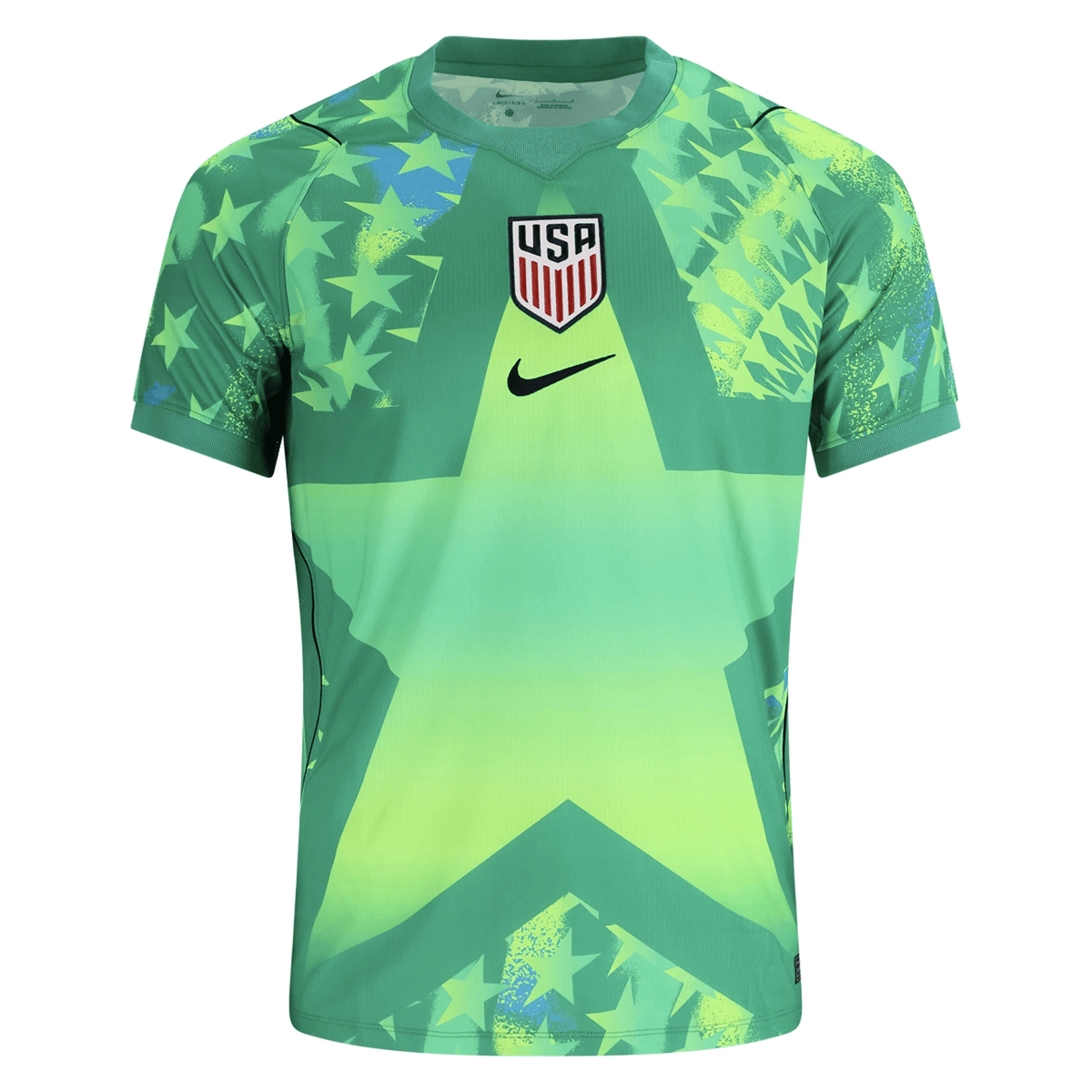 Nike Mens United States Goalkeeper Stadium Jersey 2026 (Green/Black) | SoccerWearhouse