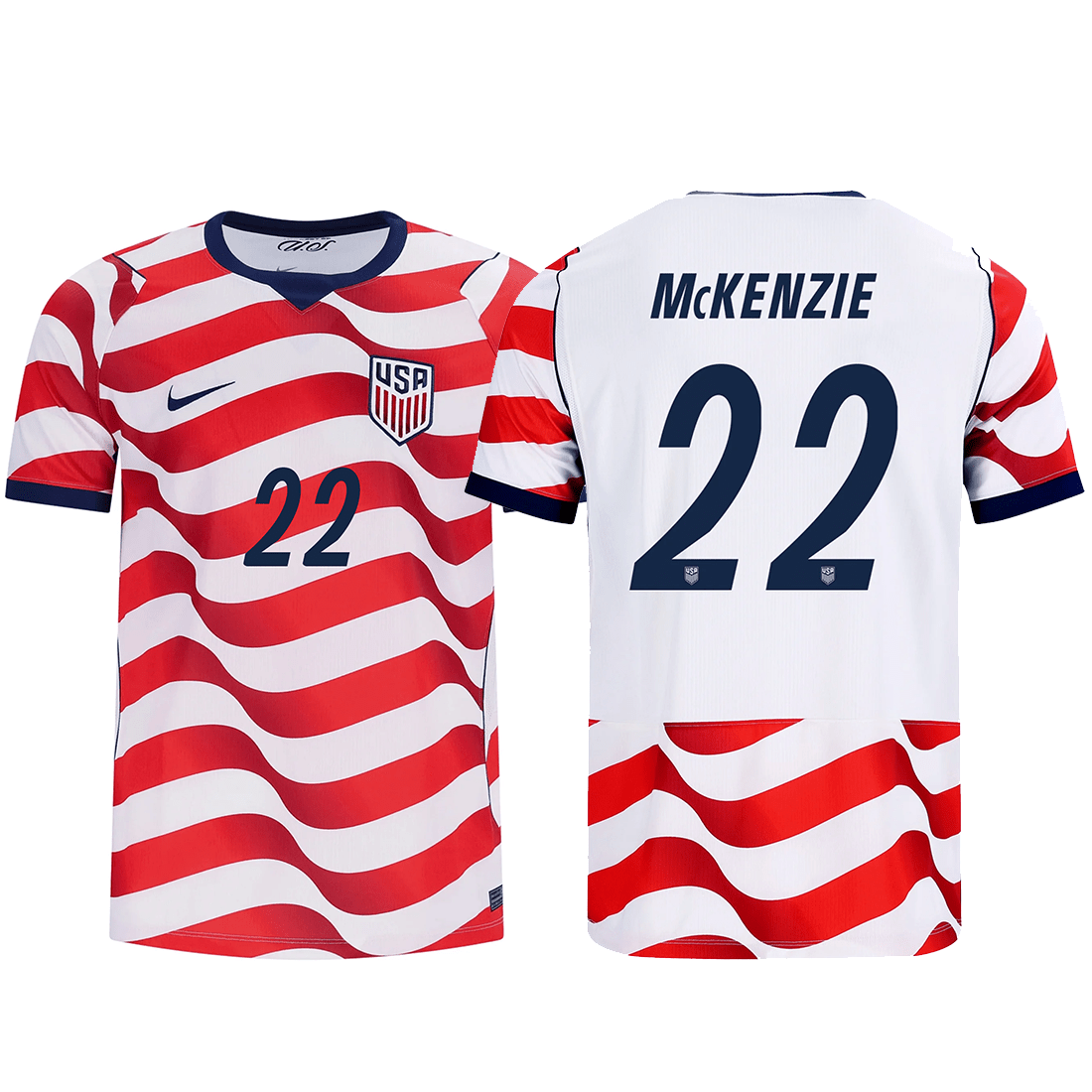 Nike Mens United States Mark McKenzie Stadium Home Jersey 2026 (Sail/Midnight Navy) | SoccerWearhouse