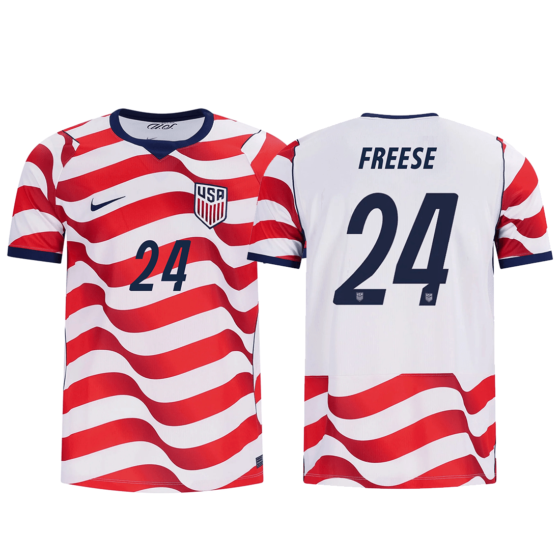 Nike Mens United States Matt Freese Stadium Home Jersey 2026 (Sail/Midnight Navy) | SoccerWearhouse