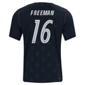 Nike Mens United States Max Freeman Away Stadium Jersey 2026 (Dark Obsidian/Pure Platinum)