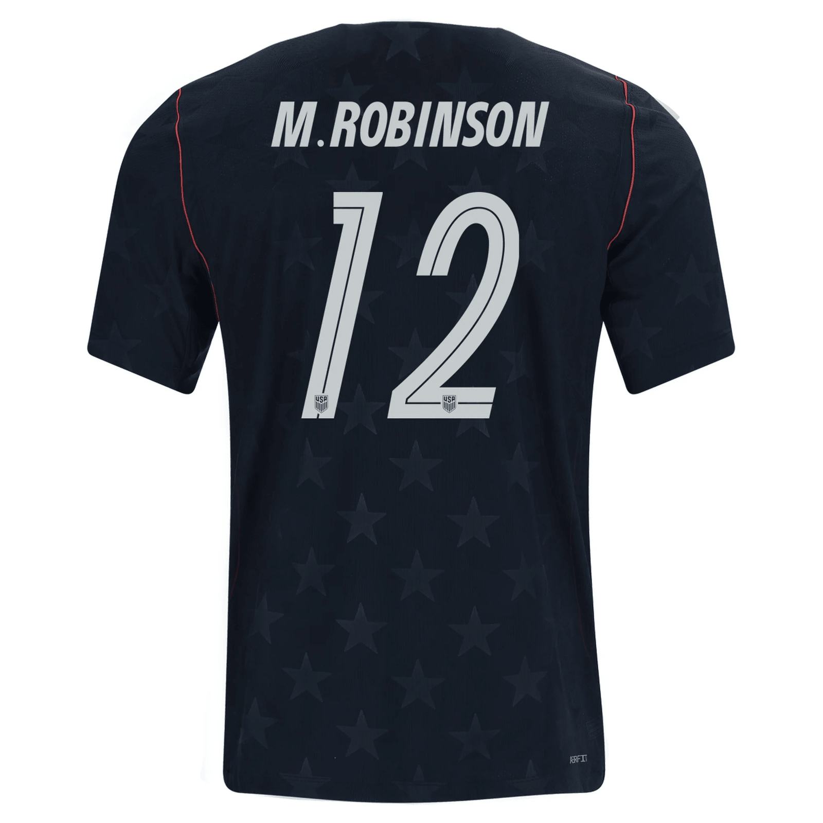 Nike Mens United States Miles Robinson Away Stadium Jersey 2026 (Dark Obsidian/Pure Platinum) | SoccerWearhouse