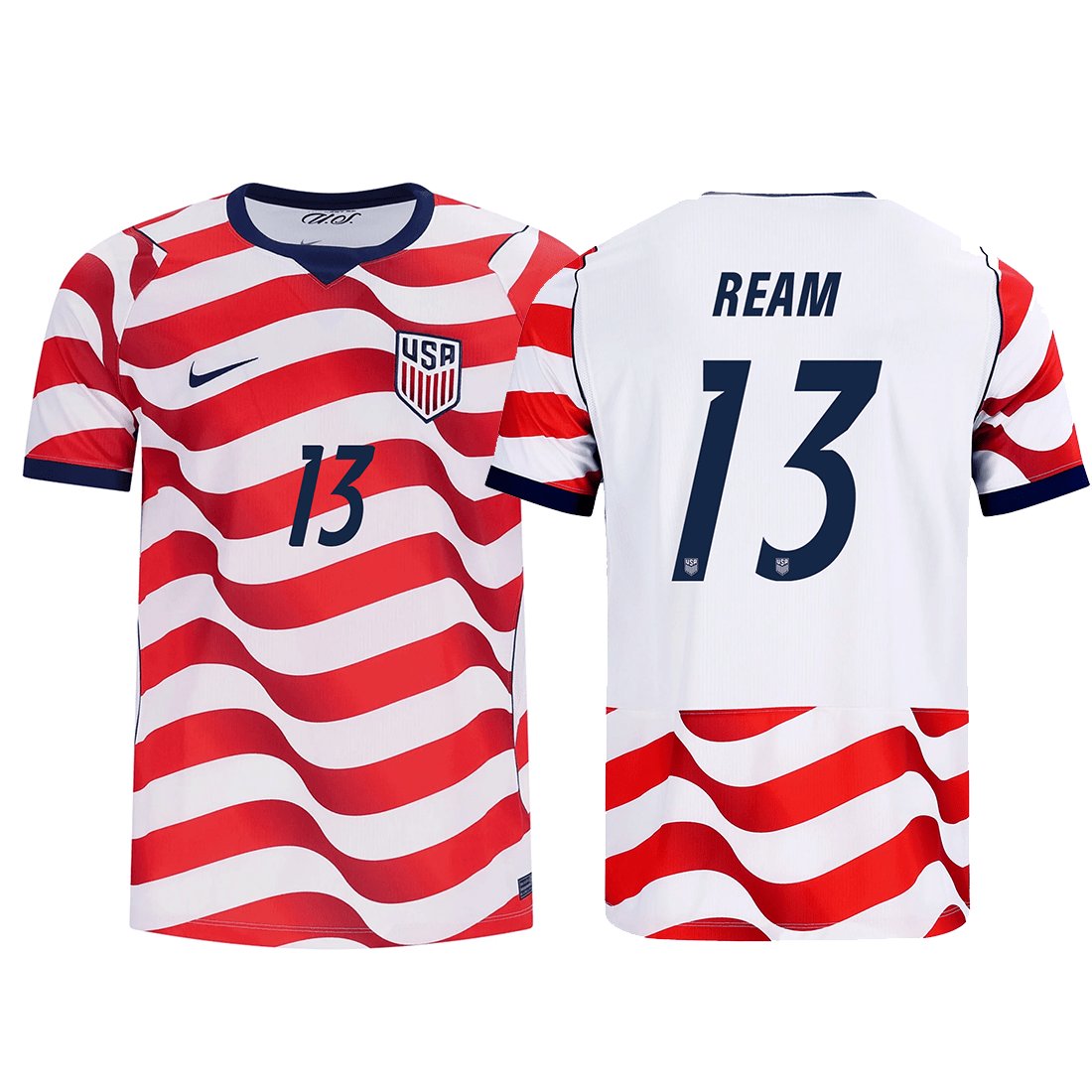 Nike Mens United States Tim Ream Stadium Home Jersey 2026 (Sail/Midnight Navy) | SoccerWearhouse