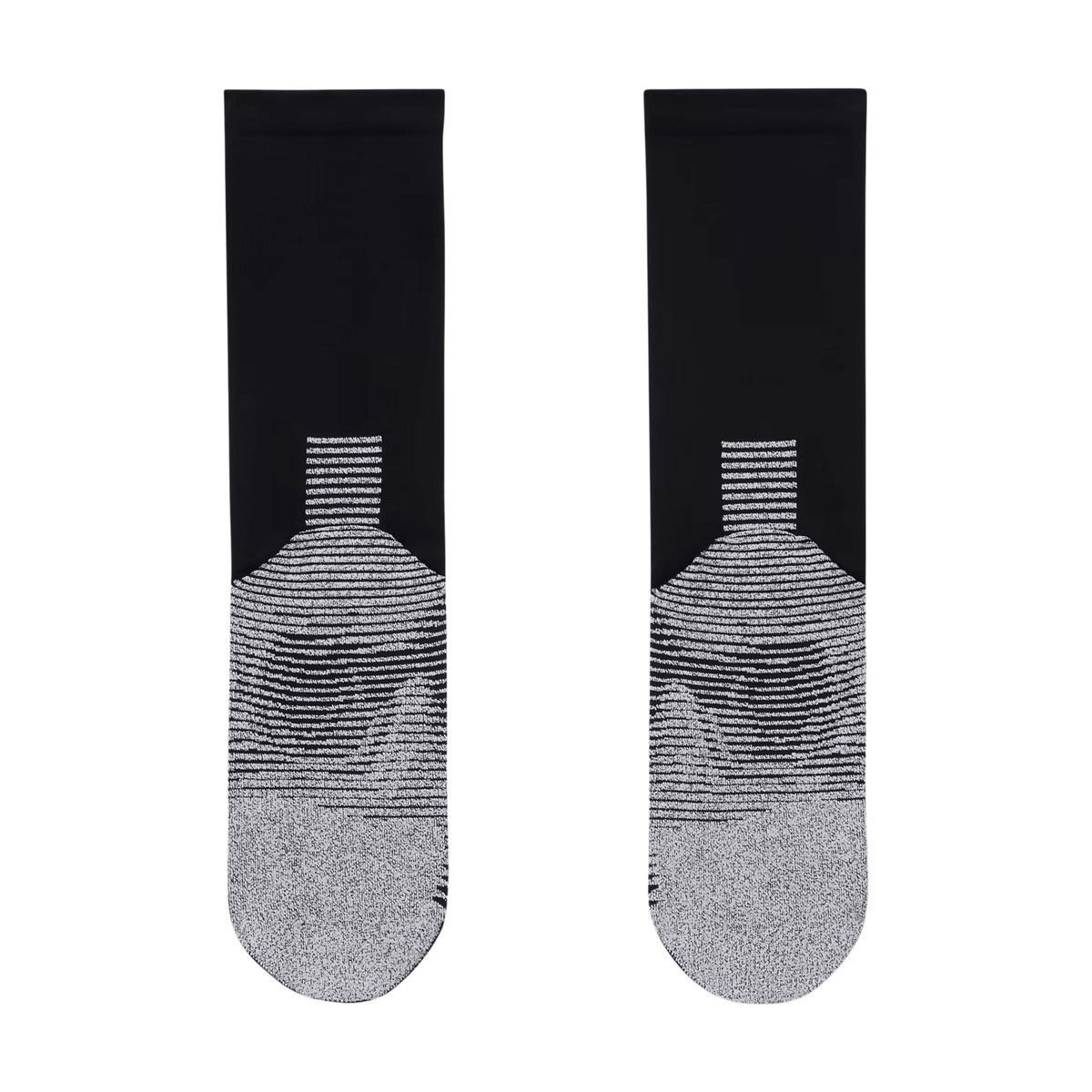 Nike Men's Vapor Strike Crew Soccer Socks (Black/Grey) | SoccerWearhouse