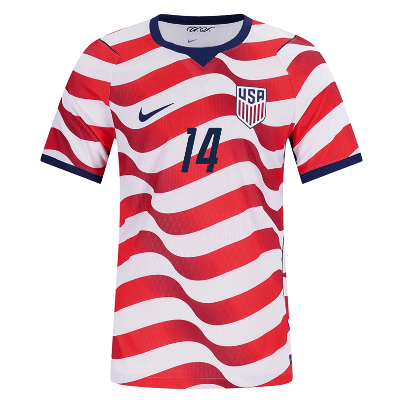 Nike Mens Weah United States Match Authentic Home Jersey 2026 (Sail/Midnight Navy) | SoccerWearhouse