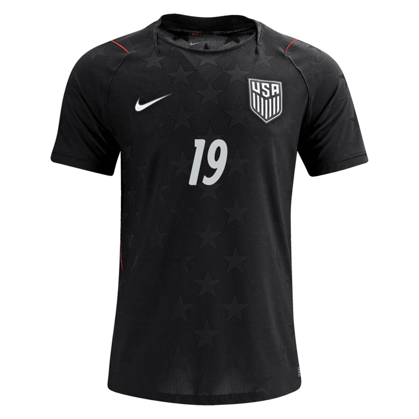 Nike Men's Wright United States Match Authentic Away Jersey 2026 (Dark Obsidian/Pure Platinum) | SoccerWearhouse