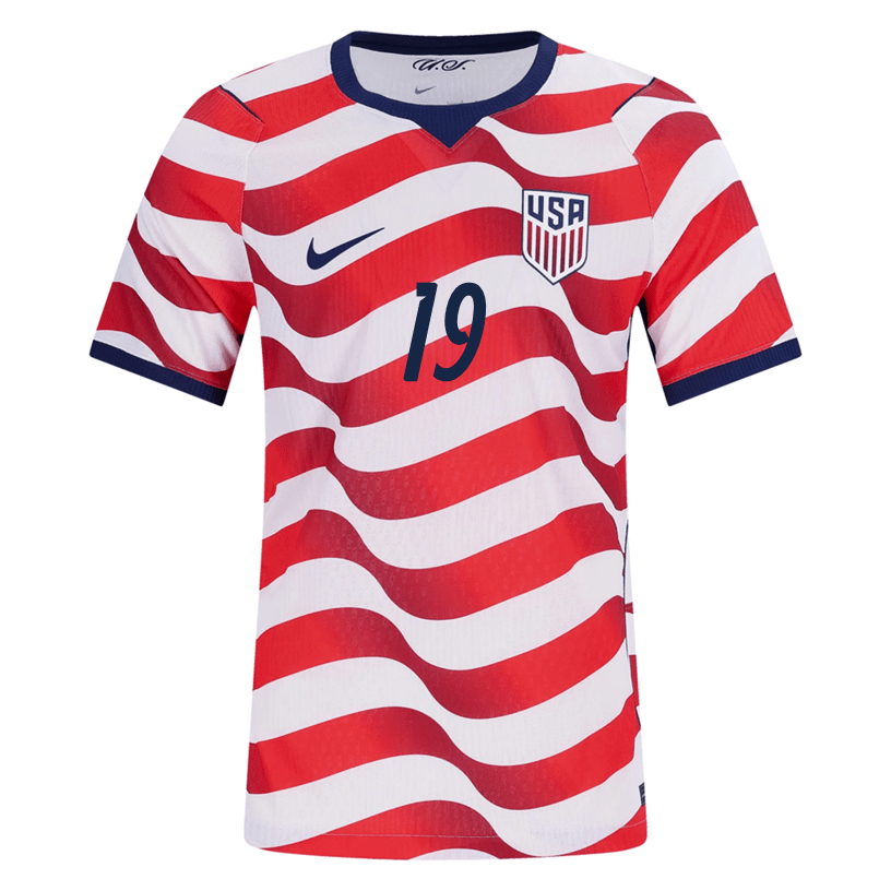 Nike Mens Wright United States Match Authentic Home Jersey 2026 (Sail/Midnight Navy) | SoccerWearhouse