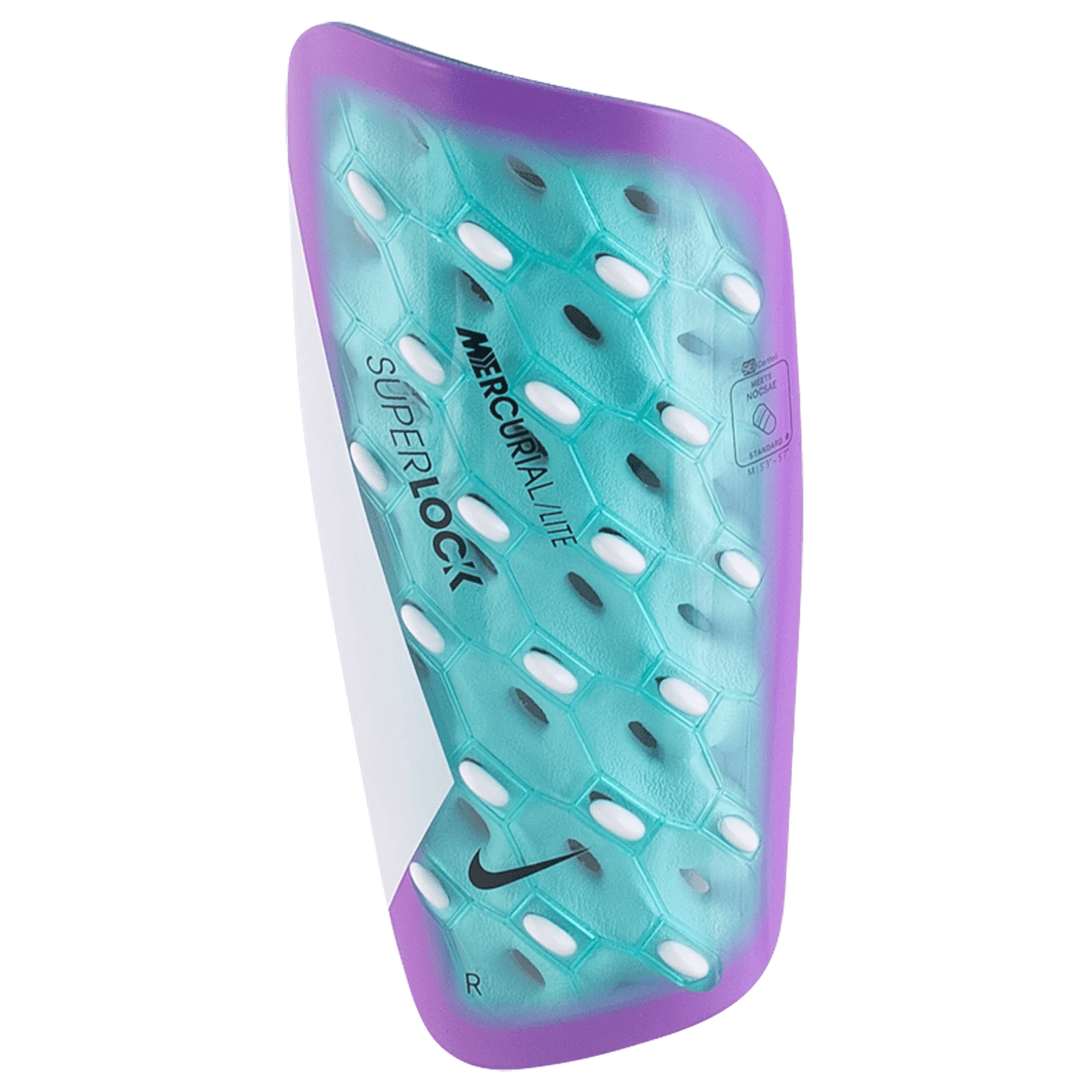 Nike Mercurial Lite Shin Guard (Hyper Turquoise/Fuchsia Dream) | SoccerWearhouse