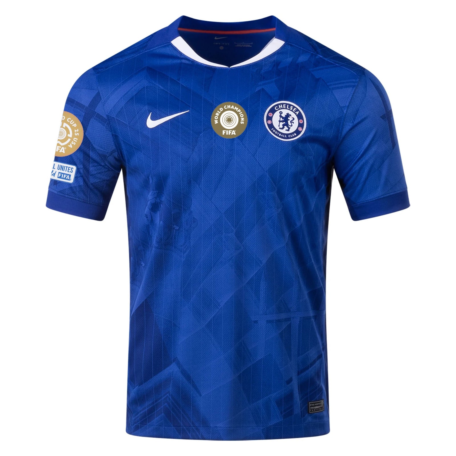 Nike Cole Palmer Chelsea Home Jersey w/ Club World Cup Champion Patches 25/26 (Rush Blue/White/Speed Red) | SoccerWearhouse