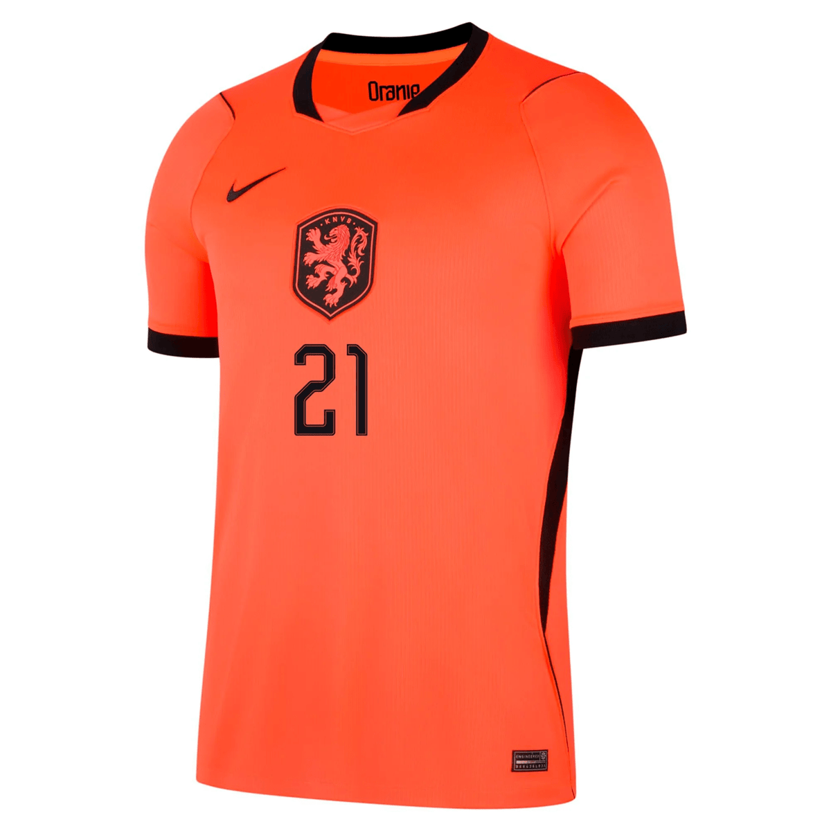 Nike Netherlands Frenkie De Jong Home Jersey 2026 (Hyper Crimson/Black) | SoccerWearhouse