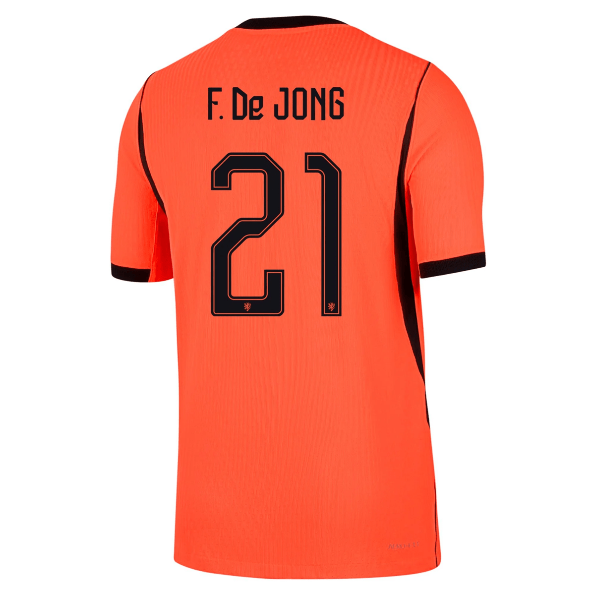 Nike Netherlands Frenkie De Jong Match Authentic Home Jersey 2026 (Hyper Crimson/Black) | SoccerWearhouse