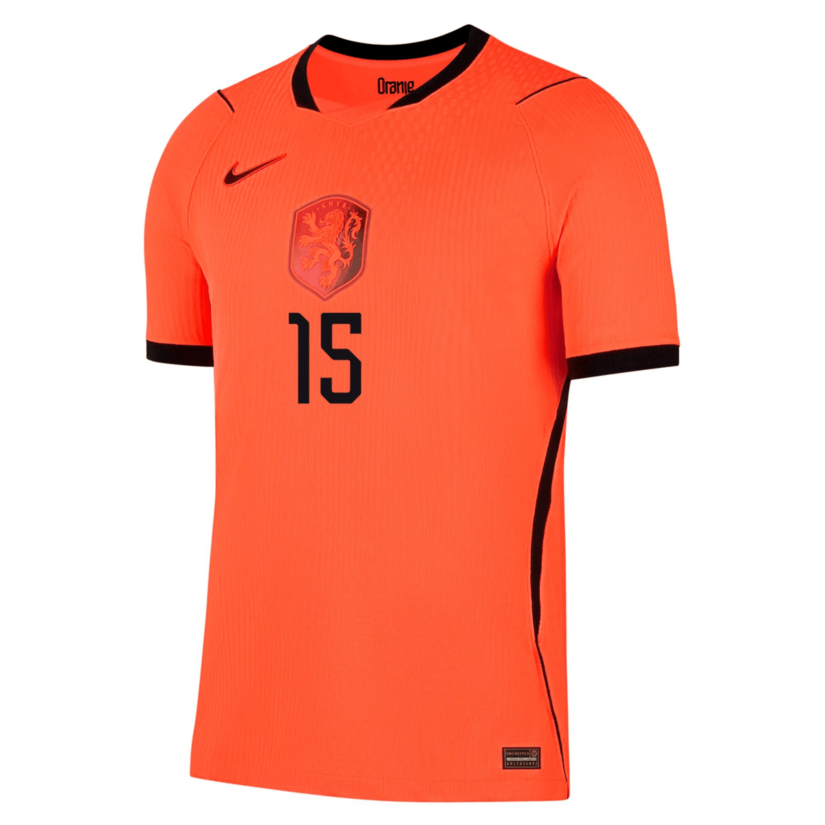 Nike Netherlands Mickey Van De Ven Match Authentic Home Jersey 2026 (Hyper Crimson/Black) | SoccerWearhouse